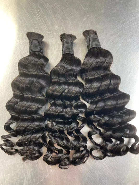 Bulk Hair Off the Track #1B -Loose Curly