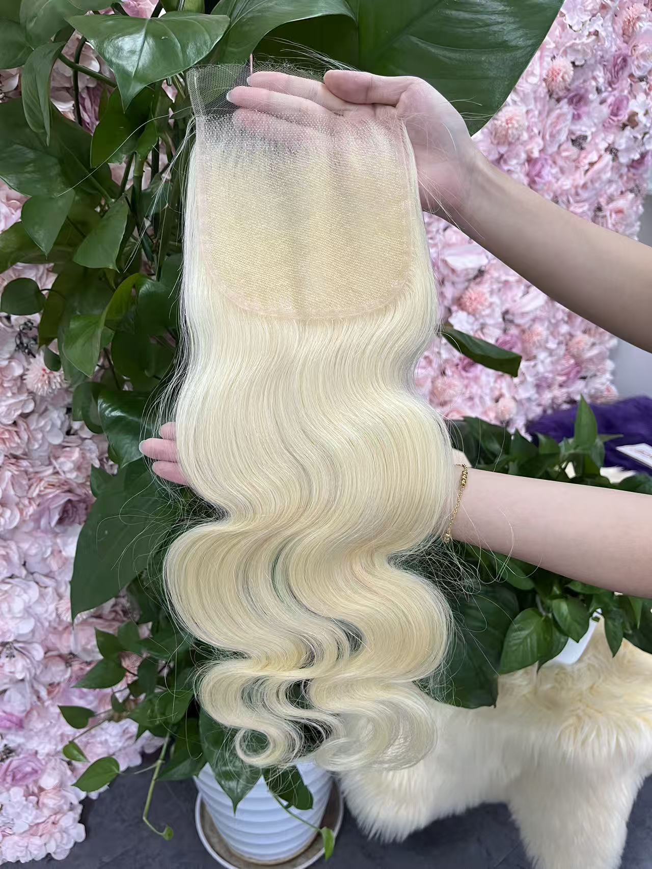 Raw hair Body Wave HD  Lace Closure #613