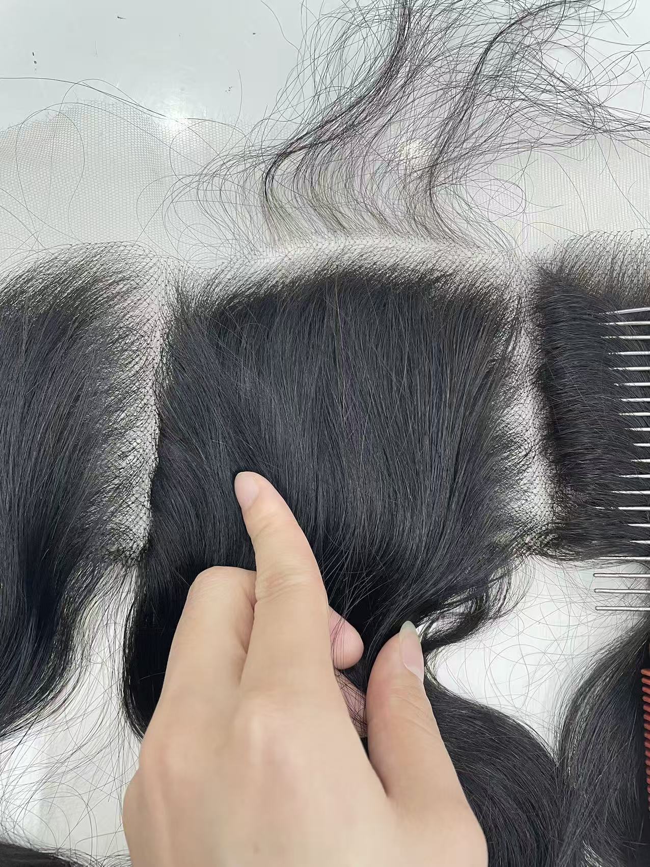 Top Virgin Body Wave HD /Transparent Lace Frontal #1B