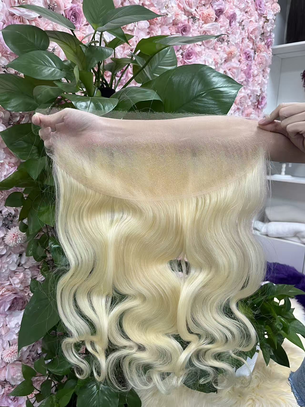 Raw hair Body Wave HD Lace Frontal #613