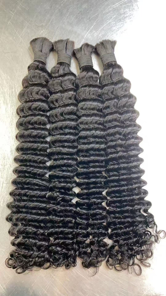 Bulk Hair Off the Track #1B -Deep Wave