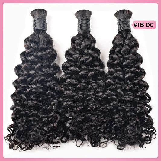 Bulk Hair Off the Track #1B -Deep Curl