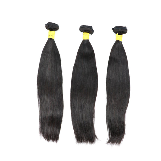 Top Burmese Virgin Hair Straight Bundle #1B