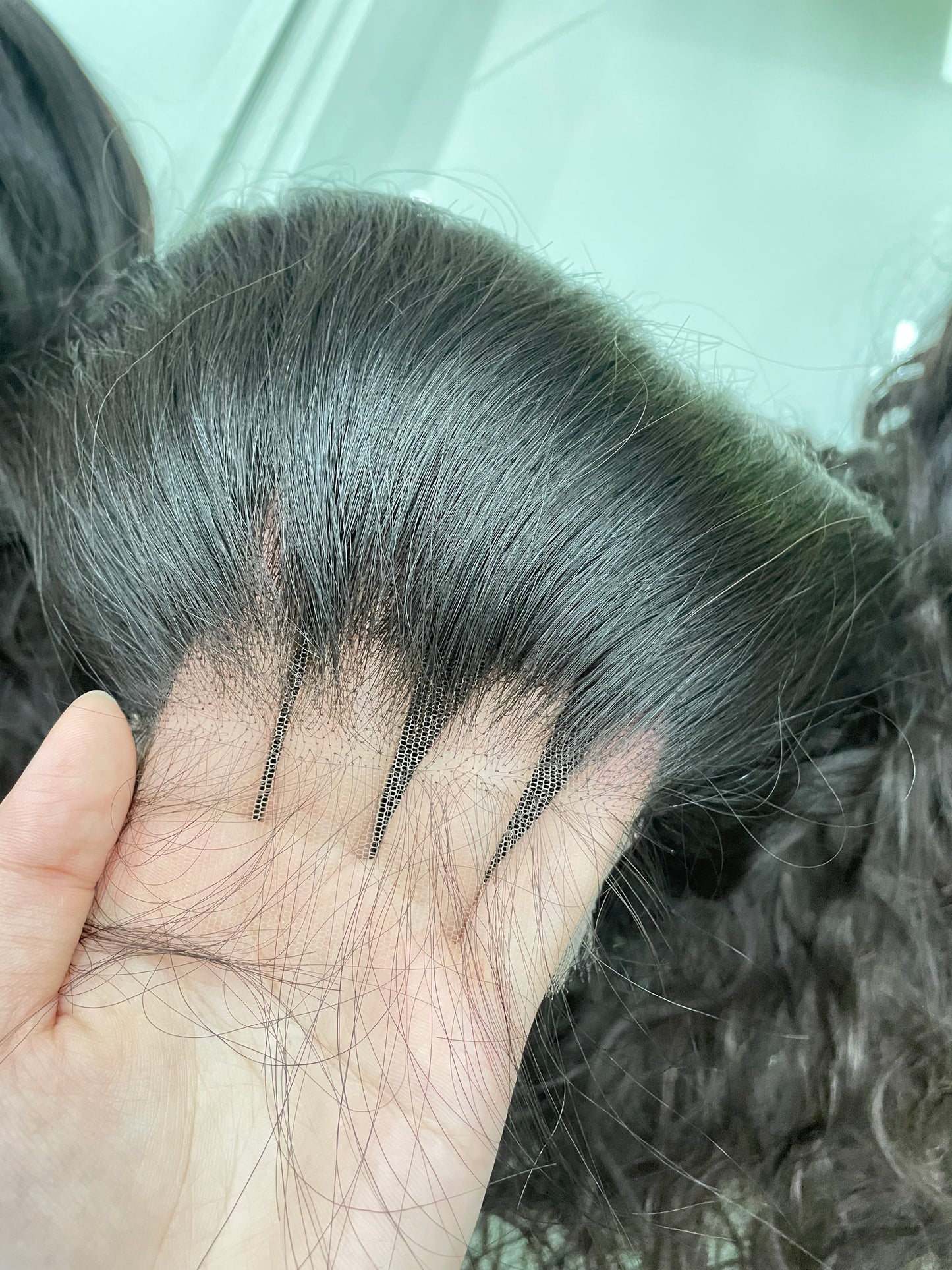 Top Burmese Virgin Hair 2x6 4x4 5x5 6X6 7X7 HD Closure Wig Body Wave #1B