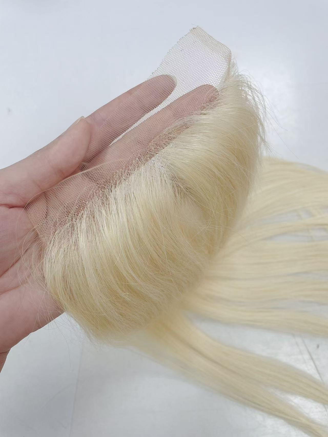 Top Virgin Straight HD /Transparent Lace Closure #613
