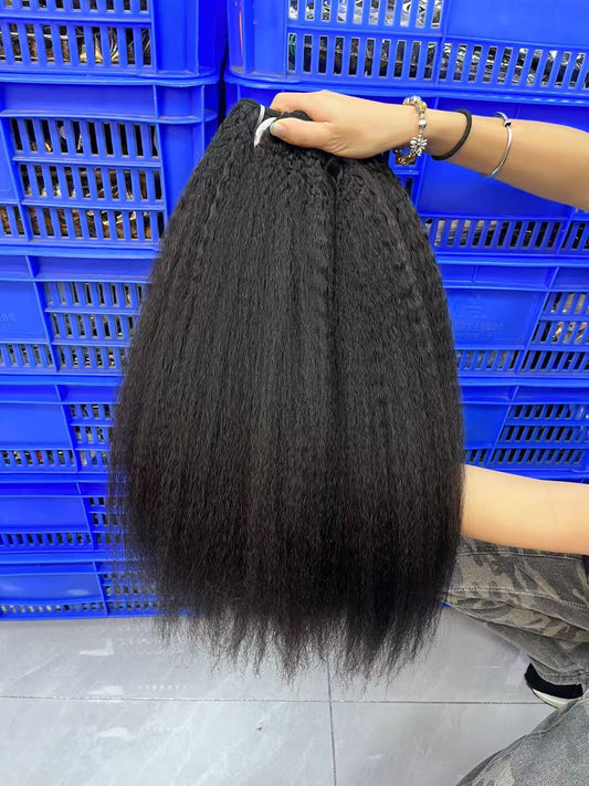 top raw cambodian hair bundle #lB Kinky Straight
