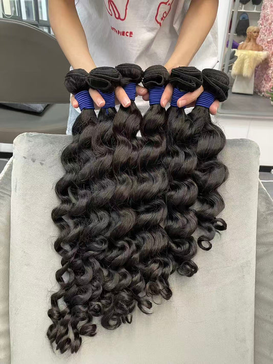 top raw cambodian hair bundle #lB Loose Curly