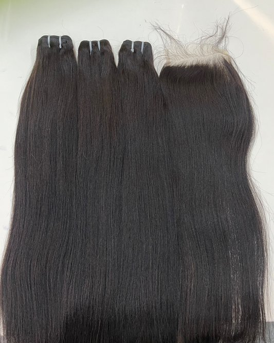 top raw cambodian hair bundle #lB Yaki Straight