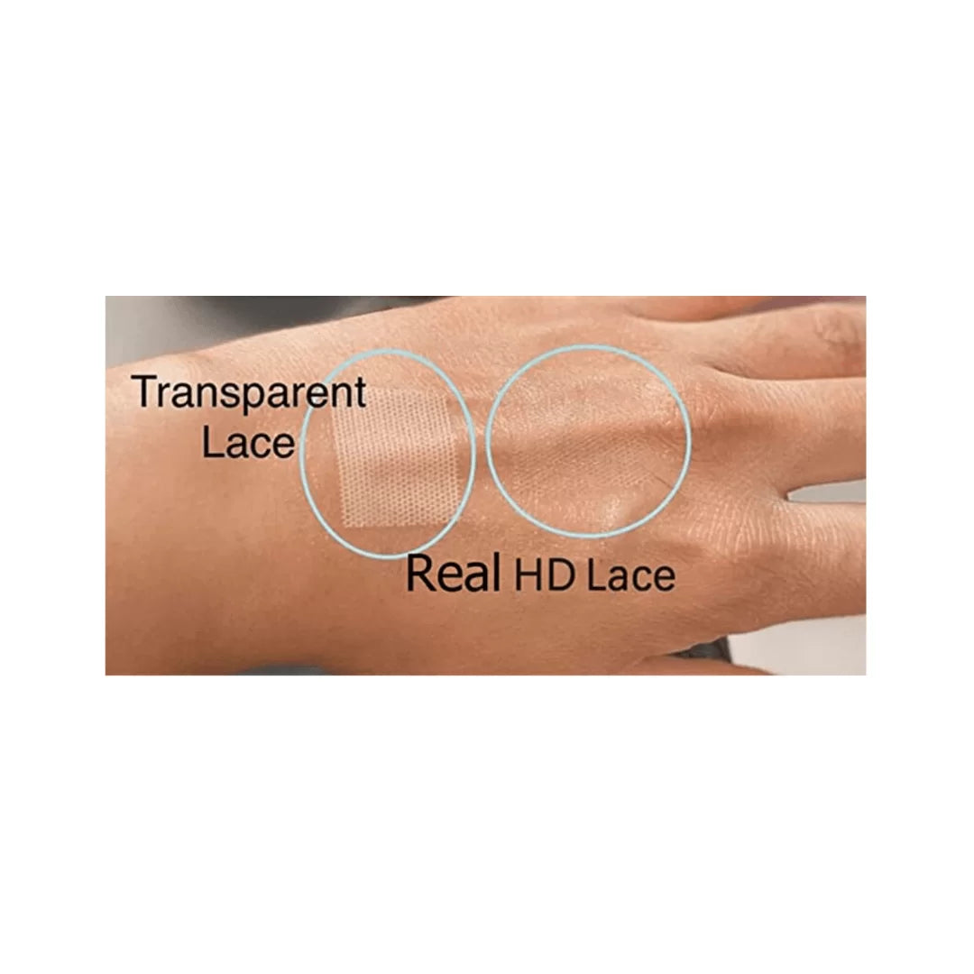 Raw hair Deep Wave HD Lace Frontal #1B