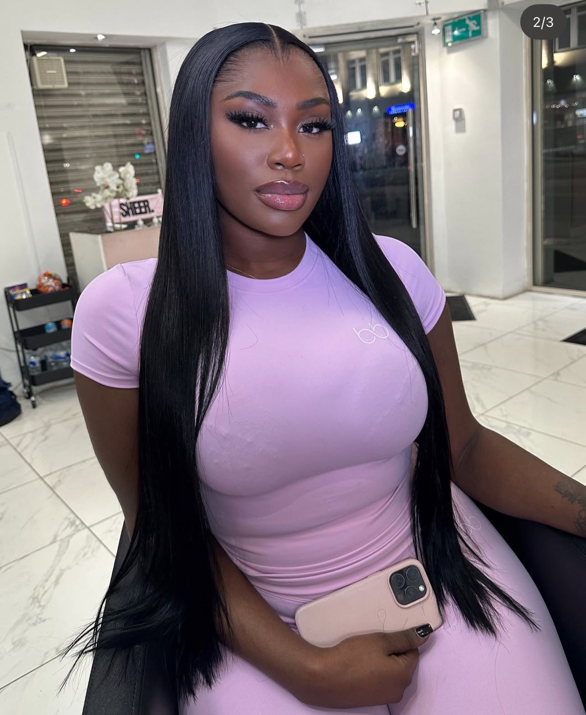 Top Burmese Virgin Hair Straight Hair Bundle #1B