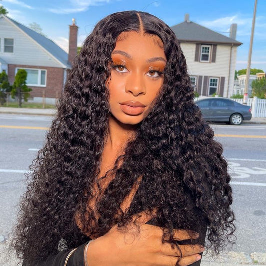 Water Wave Hair Tape in Hair Extention #1B