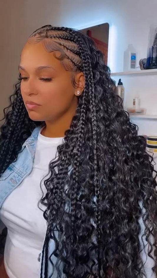 Bulk Hair Off the Track #1B -Deep Wave