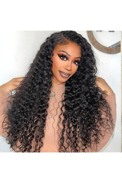 Raw hair Deep Wave HD Lace Closure #1B
