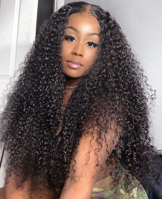 Italian Curly Hair Tape in Hair Extention #1B