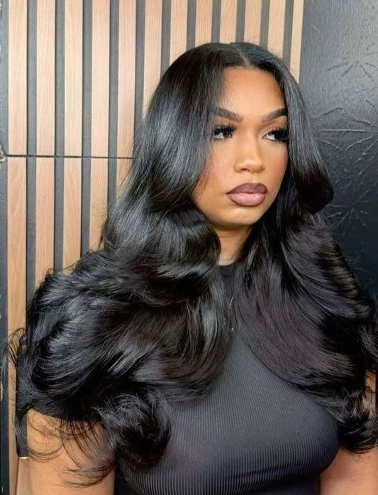 Top Burmese Virgin Hair Straight Bundle #1B