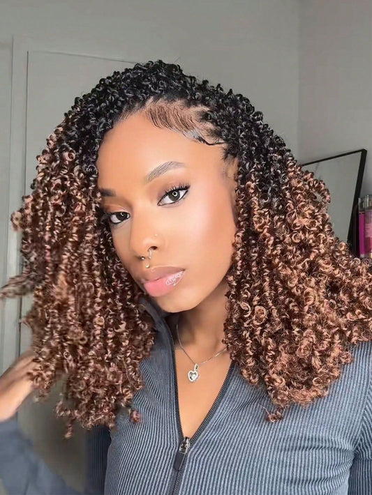 Twist human bulk hair #kinky curly