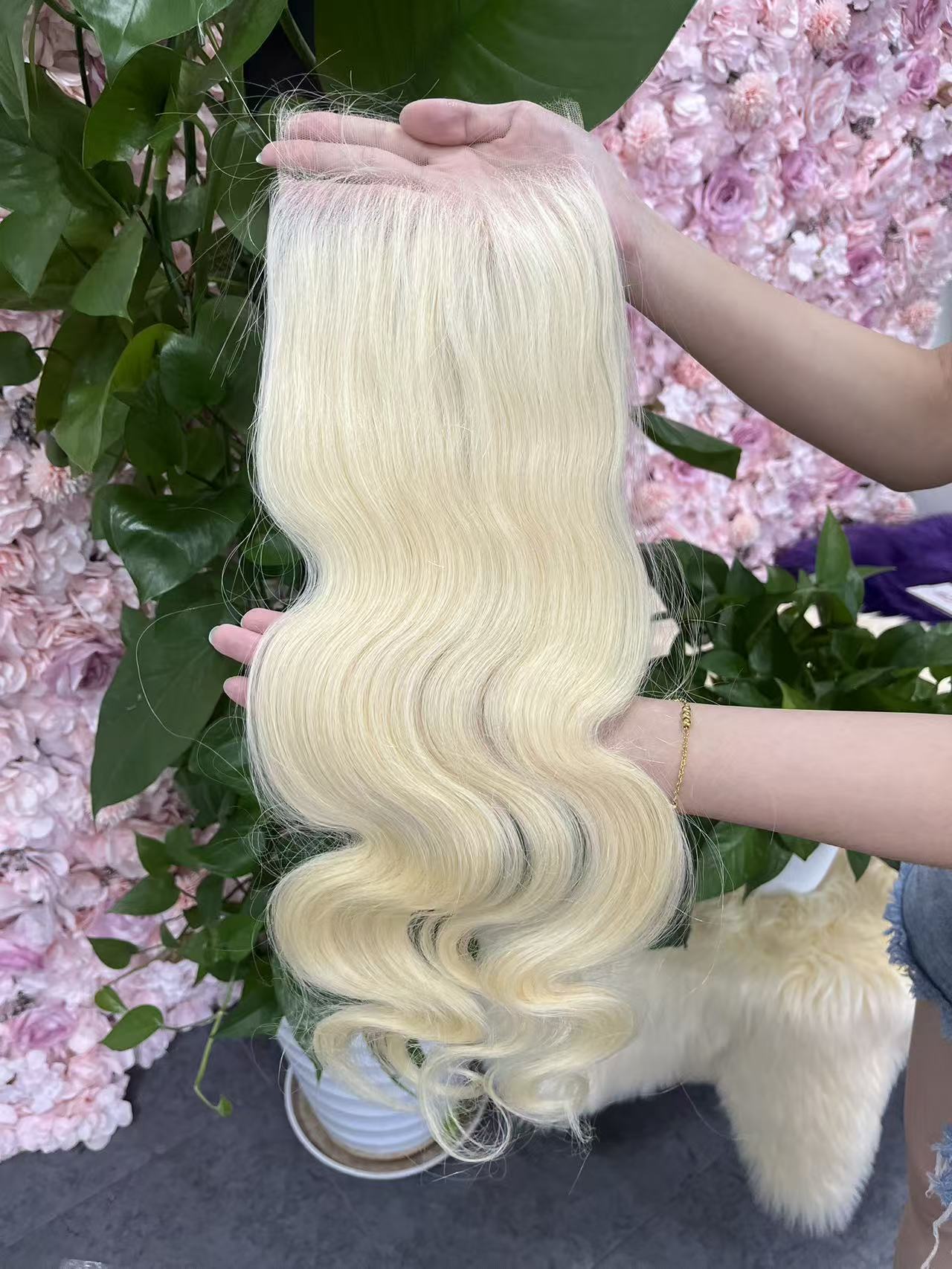 Raw hair Body Wave HD  Lace Closure #613