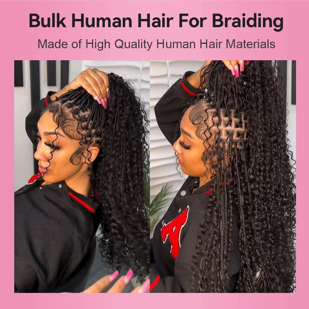 Bulk Hair Off the Track #1B -Deep Curl