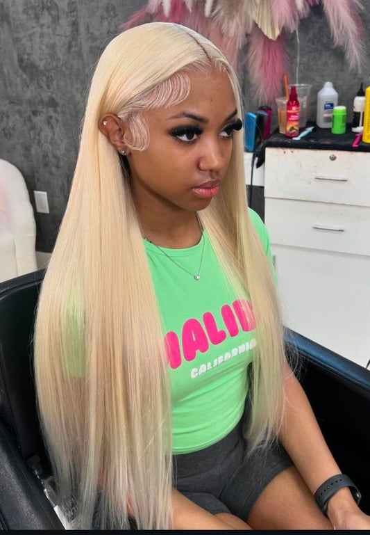Top Virgin Straight HD /Transparent Lace Frontal #613