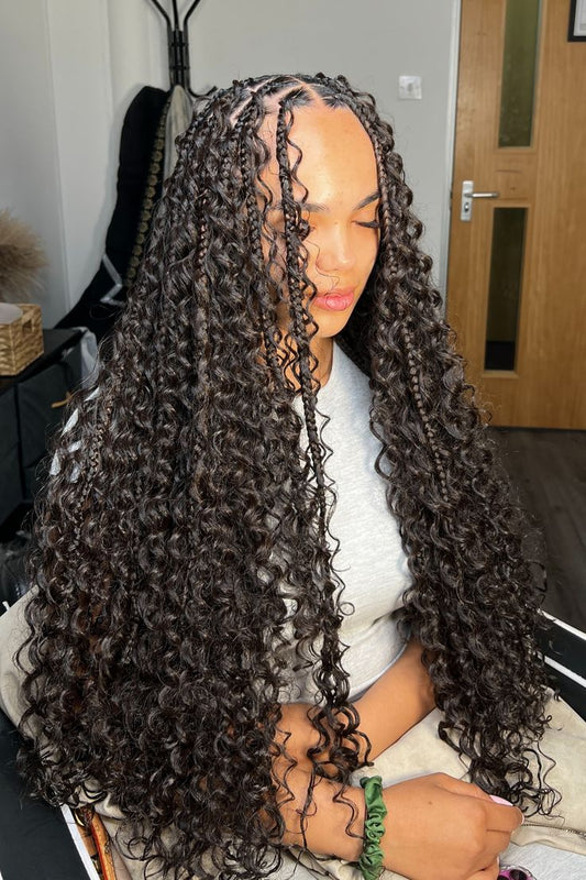 Bulk Hair Off the Track #1B -Burmese Curly