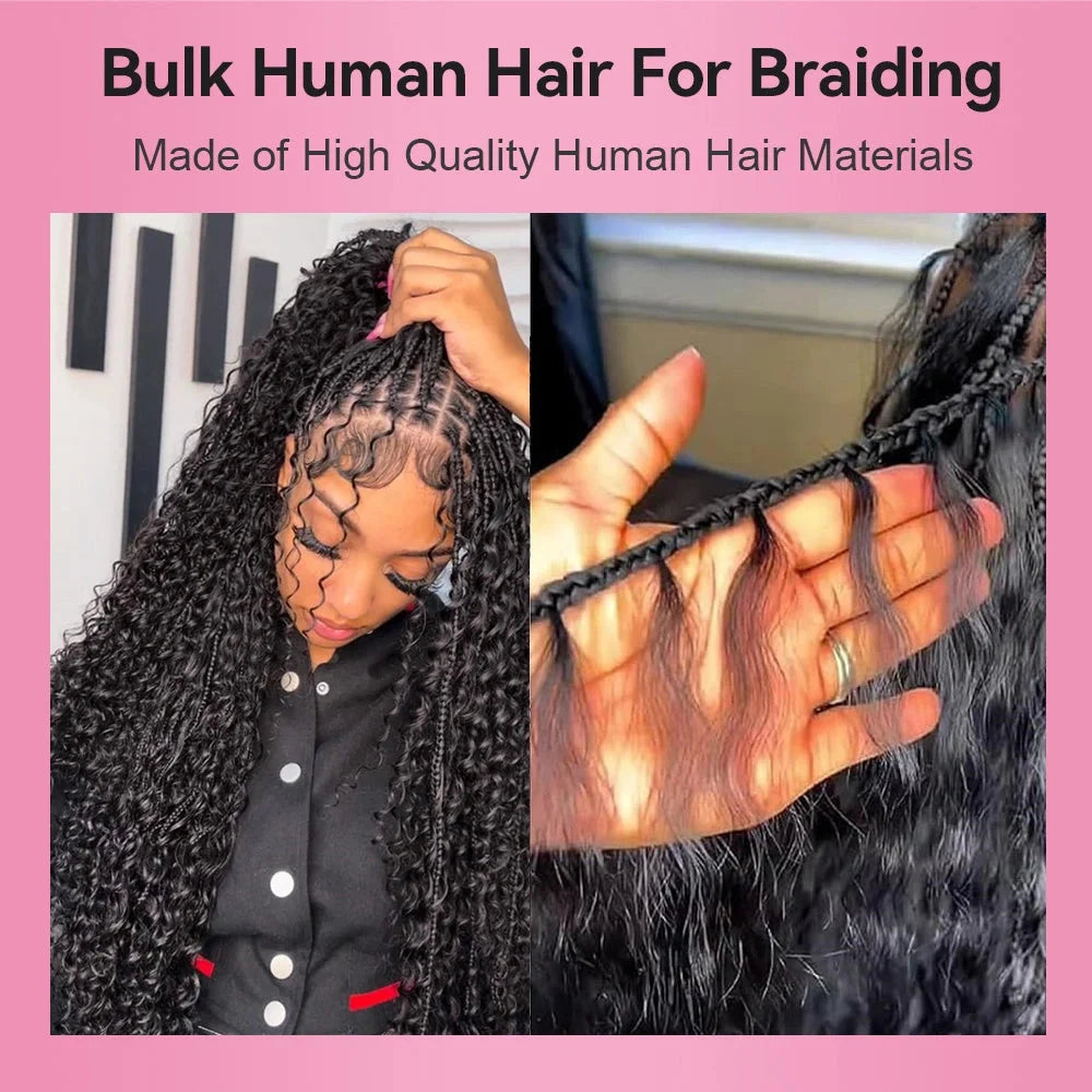 Bulk Hair Off the Track #1B -Deep Wave