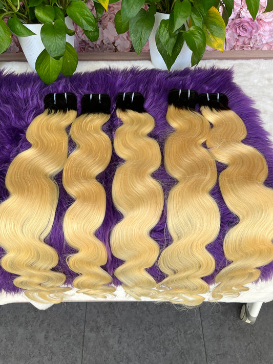 Raw russia blonde bundle #lB/613 ST