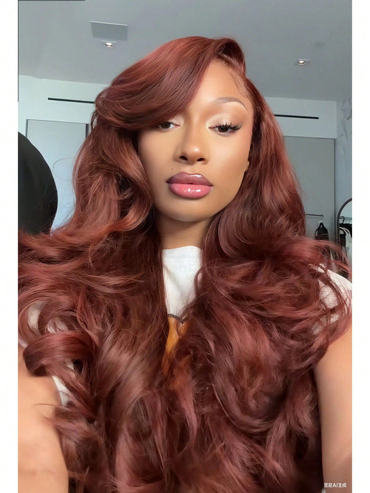 #33 Straight Body Wave Hair 13X4 Transparent Lace wig 180%