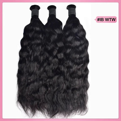 Bulk Hair Off the Track #1B -Wave And Wet