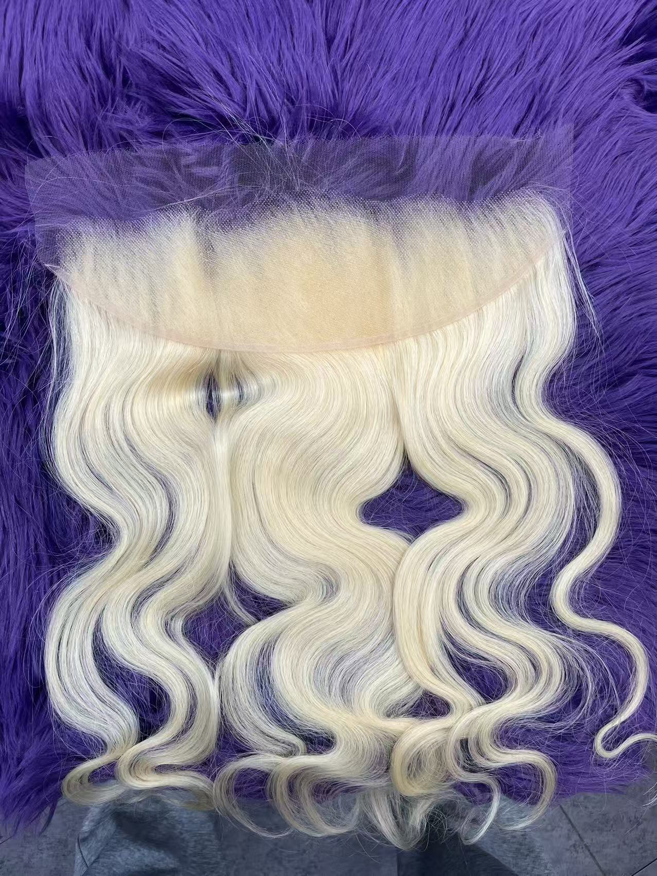 Top Virgin Body Wave HD /Transparent Lace Frontal #613
