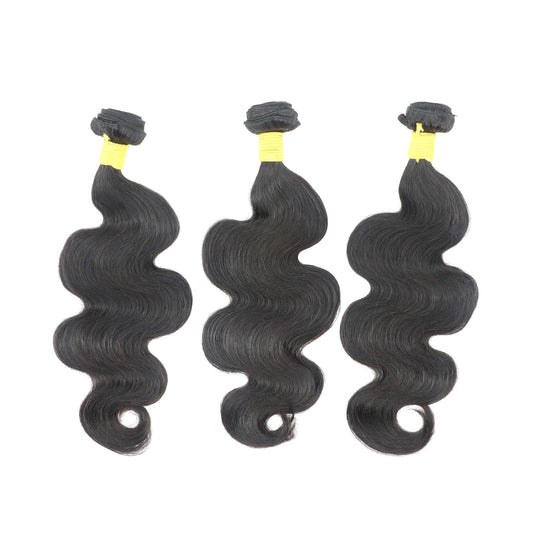 Top Burmese Virgin Hair Straight Bundle #1B