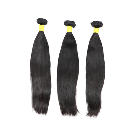 Top Burmese Virgin Hair Straight Bundle #1B