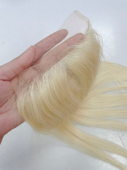 Top Virgin Straight HD /Transparent Lace Closure #613
