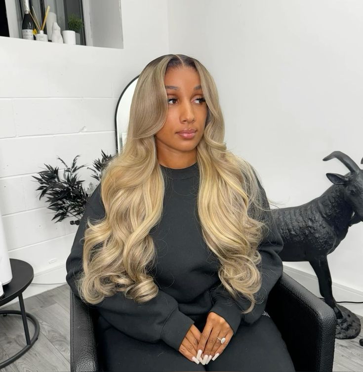 Raw  russia blonde hair Body Wave HD  Lace Closure