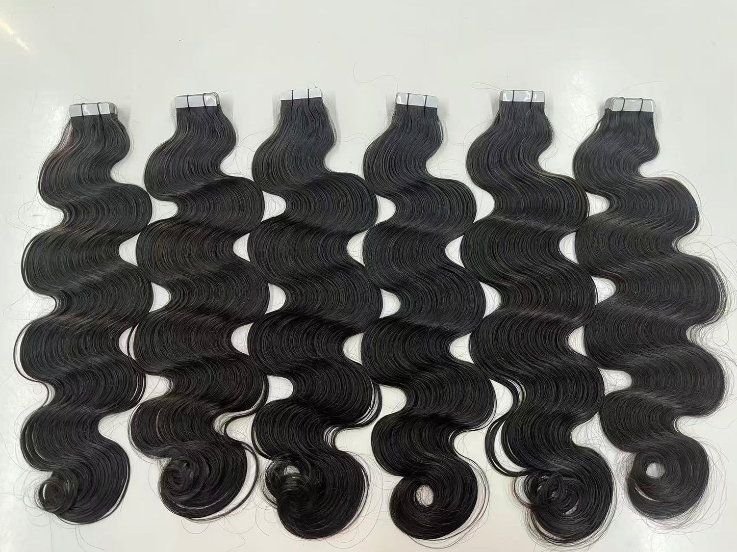 Body Wave Hair Tape in Hair Extention #1B