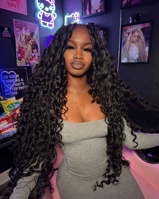 Indian Hair I-TlP Extentions Silk Italian Curly Curly #1B 100grams/100 pieces