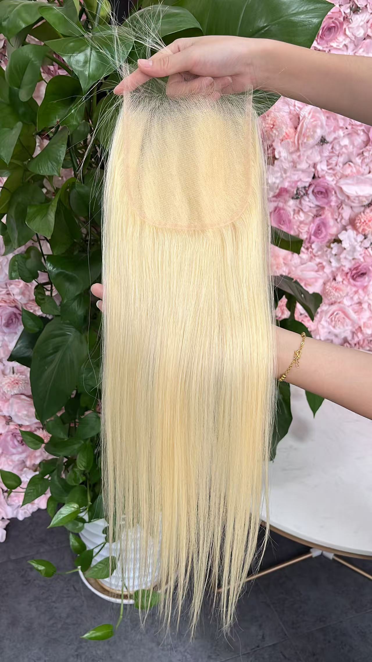 Raw hair straight HD  Lace Closure #613