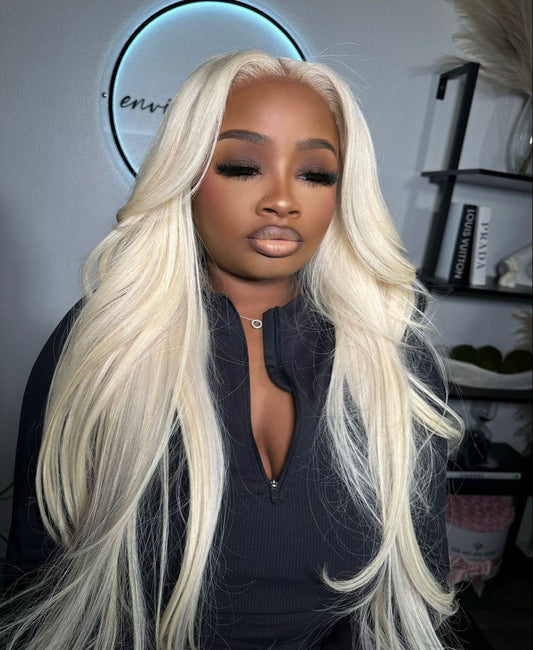 Top Virgin Straight HD /Transparent Lace Closure #613