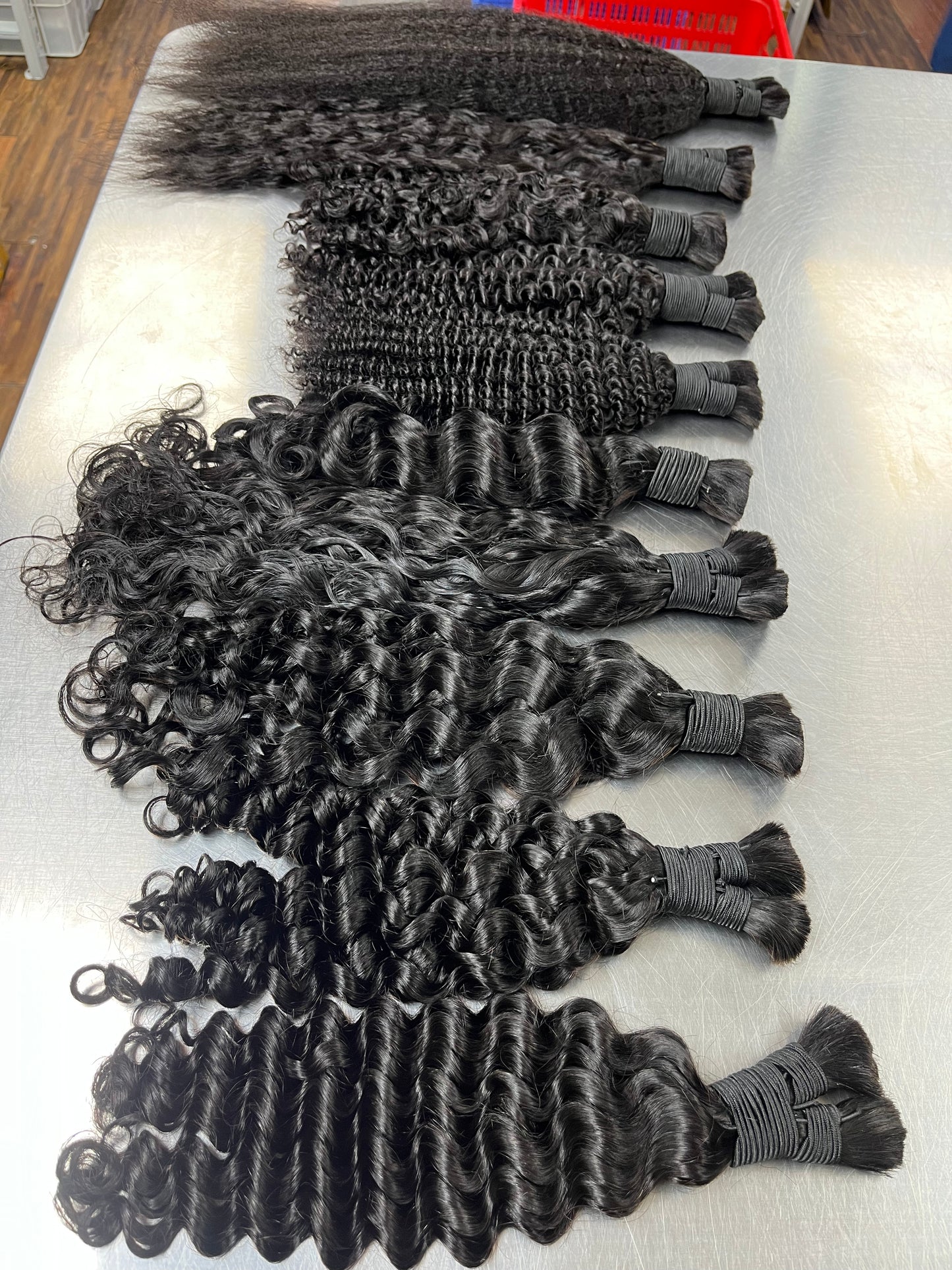 Bulk Hair Off the Track #1B -Deep Wave