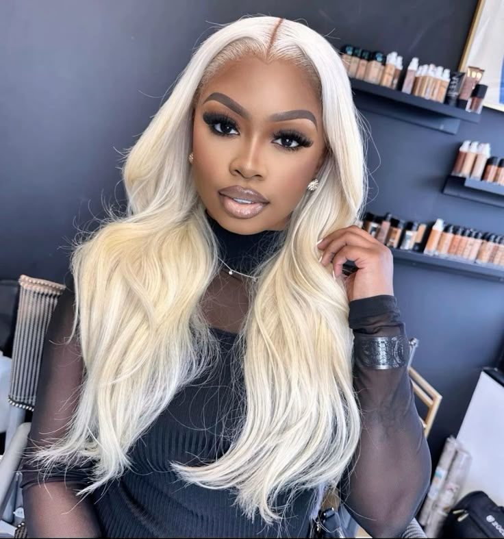 #613 Blonde body wave Brazilian Hair 13X4 Transparent Lace wig 180%