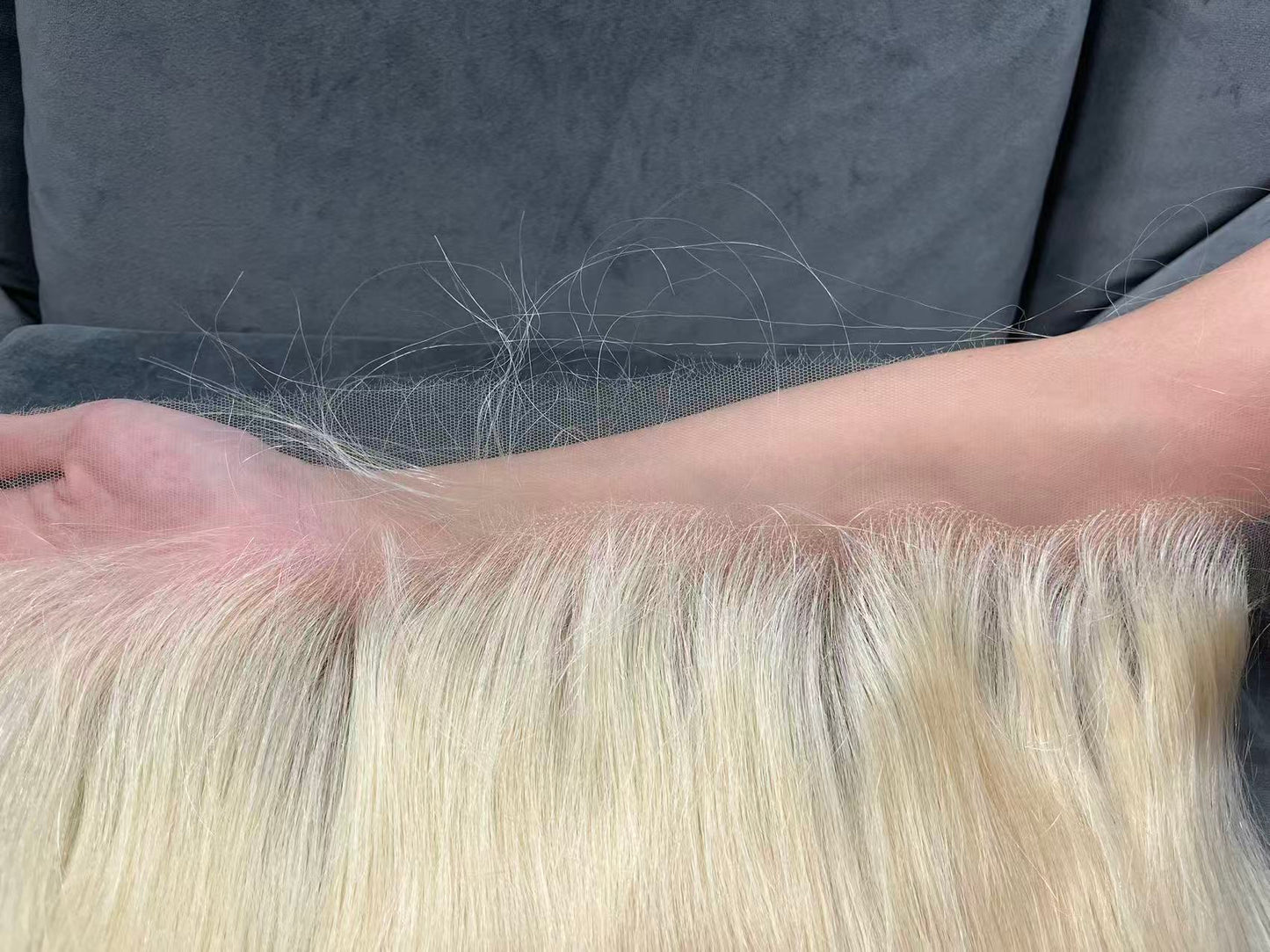 Top Virgin Straight HD /Transparent Lace Frontal #613