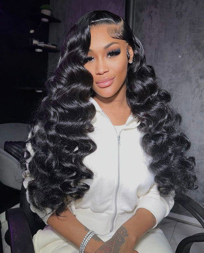 Top Burmese Virgin Hair Loose Wave Bundle #1B