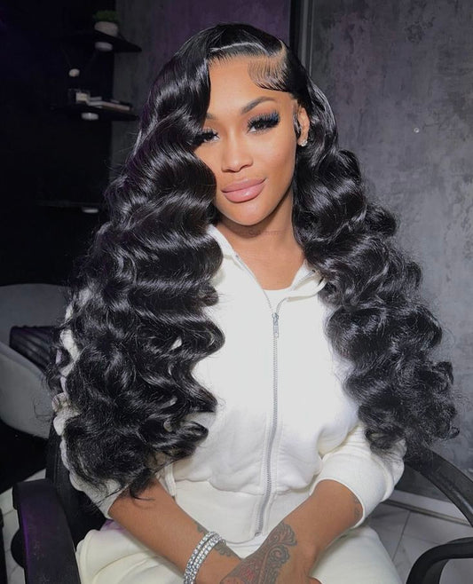 Top Burmese Virgin Hair Loose Wave Bundle #1B