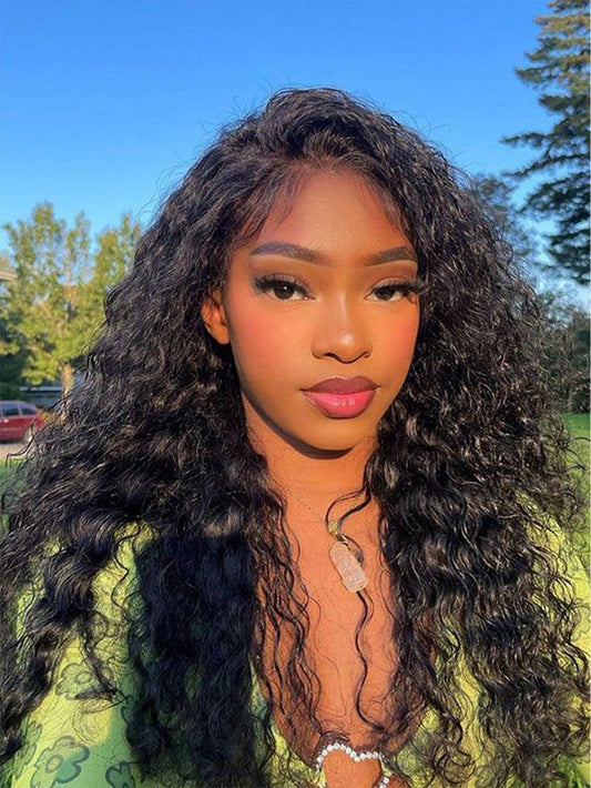 Indian Hair I-TlP Extentions Silk Deep Wave  #1B 100 grams/100 pieces